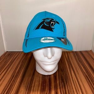 CAROLINA PANTHERS New Era 9Forty 2-Tone Blue & Black Strapback NFL Hat